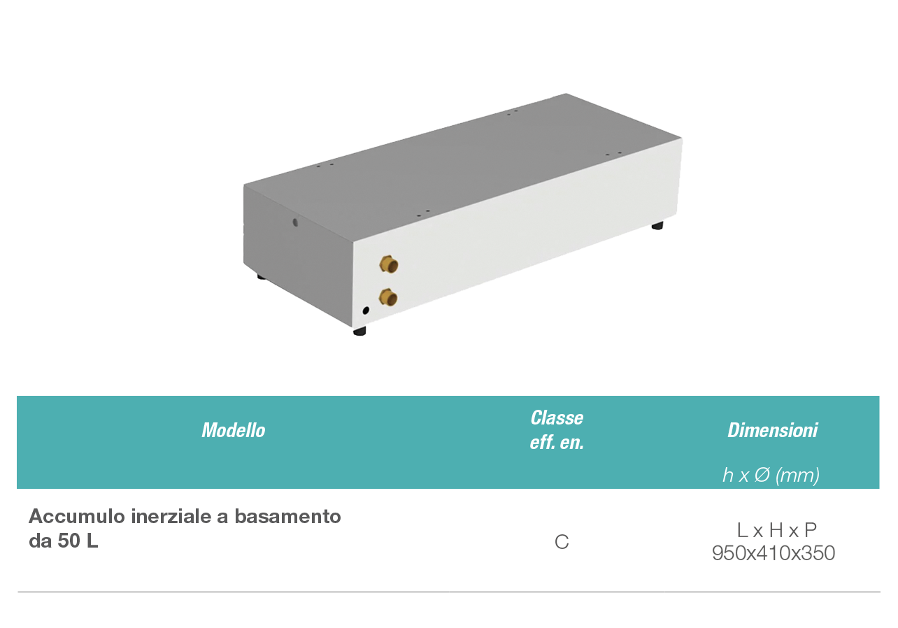 ACCUMULO INERZIALE A BASAMENTO